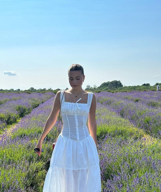 White Sequare Neck A Line Prom Dress Simple Evening Dress SH1315