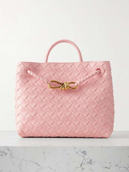 BOTTEGA VENETA Andiamo small intrecciato leather tote