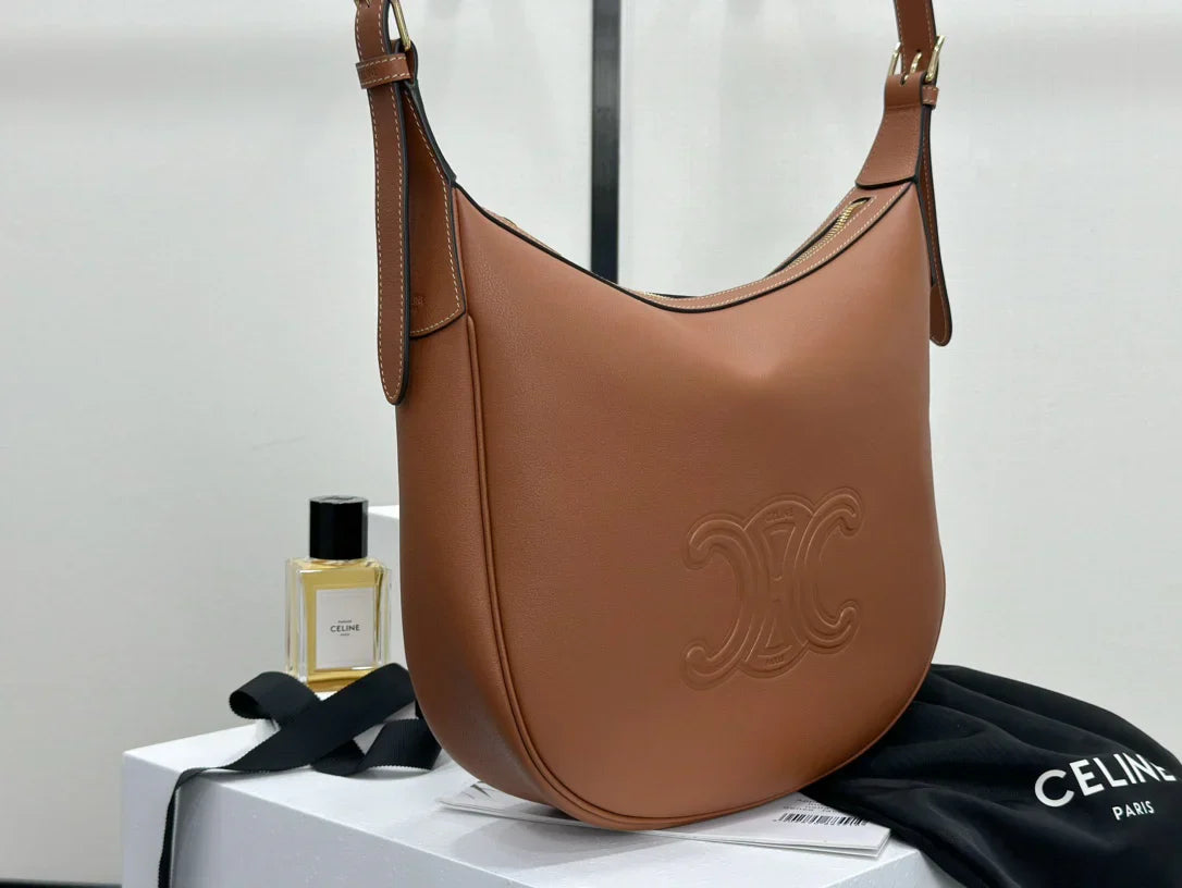 Celine Heloise Bag in Supple Calfskin Brown 30 x 28.5 x 8cm