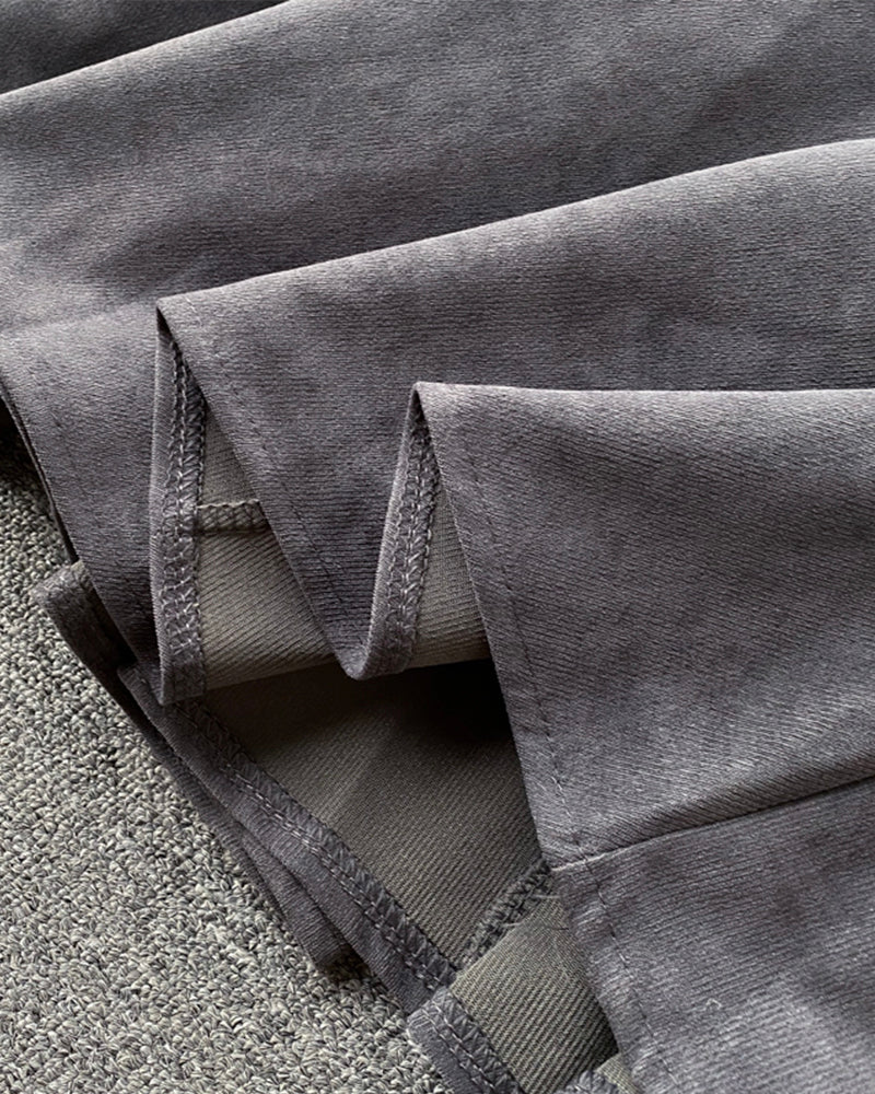 Retro Round Neck Long Sleeve Dress  ED0104