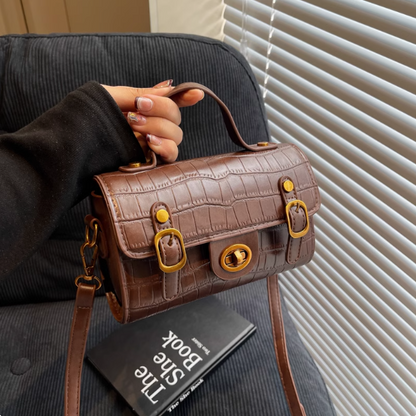 Retro fashion handbag square bag shoulder messenger bag ED01088