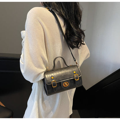 Retro fashion handbag square bag shoulder messenger bag ED01088