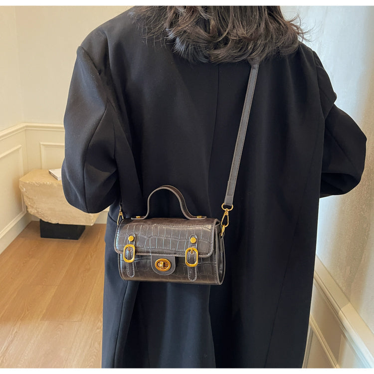 Retro fashion handbag square bag shoulder messenger bag ED01088