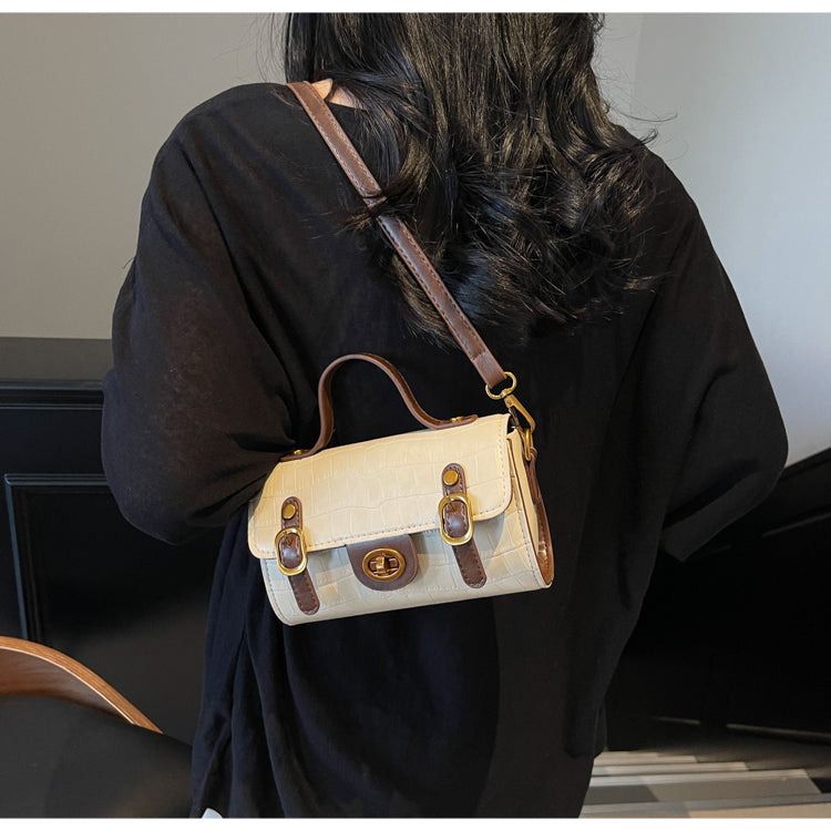 Retro fashion handbag square bag shoulder messenger bag ED01088