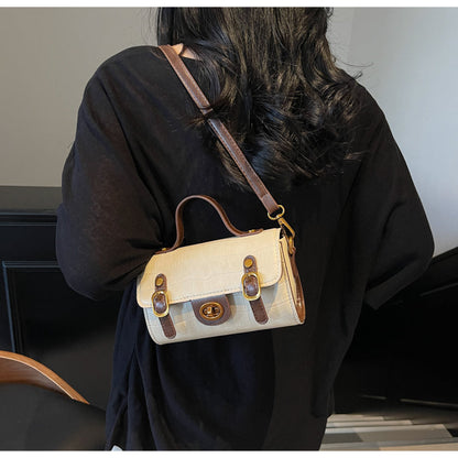 Retro fashion handbag square bag shoulder messenger bag ED01088