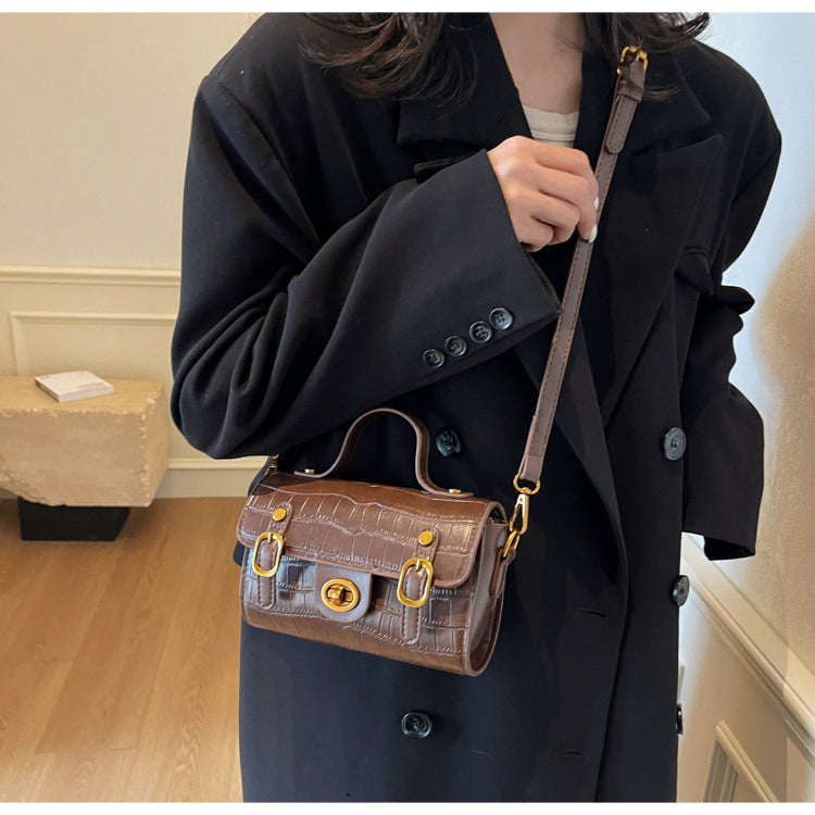 Retro fashion handbag square bag shoulder messenger bag ED01088