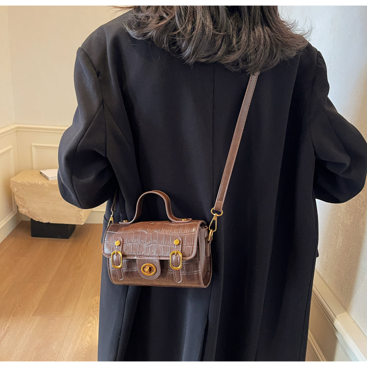 Retro fashion handbag square bag shoulder messenger bag ED01088