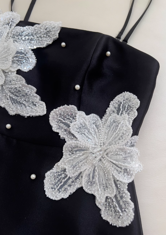 Strapless Black A-Line Short Prom Dress Homecoming Dress ED01117