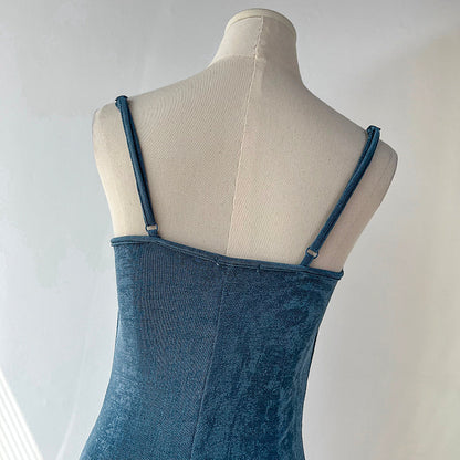 Elegant Swing Neck Suspender Dress Party Dress ED01163