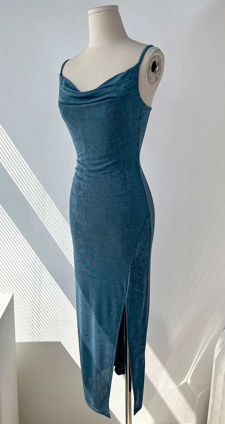 Elegant Swing Neck Suspender Dress Party Dress ED01163