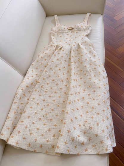 Sequined suspender tea break dress birthday dress ED01168