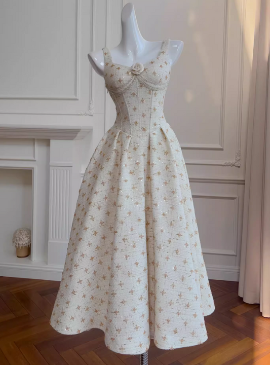 Sequined suspender tea break dress birthday dress ED01168