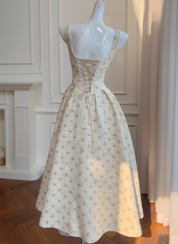 Sequined suspender tea break dress birthday dress ED01168