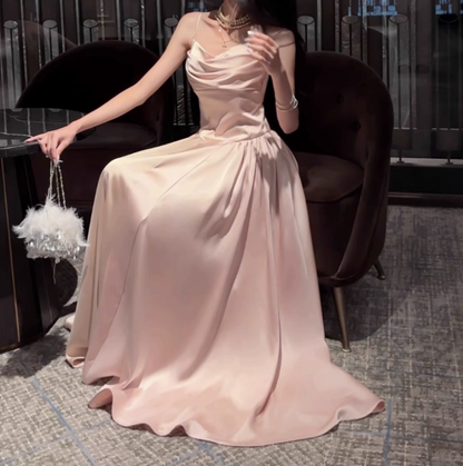 French A-line suspender dress high-end temperament dress ED01255