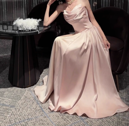 French A-line suspender dress high-end temperament dress ED01255