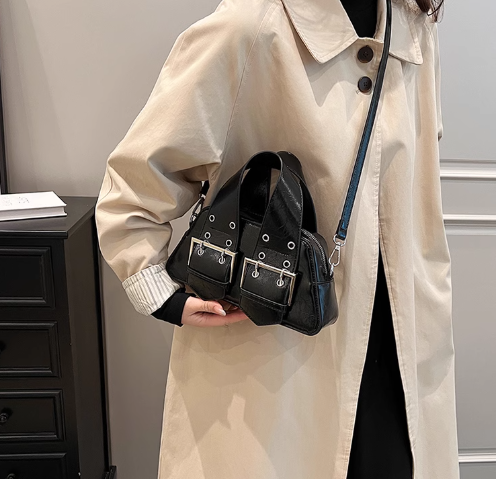 Niche shoulder crossbody bag sweet cool hot girl motorcycle style handbag ED01299