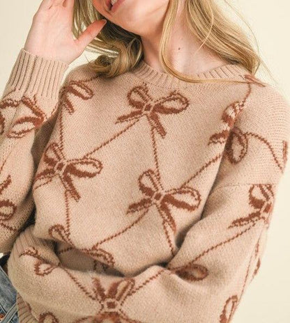 crew neck pullover sweater ED01340