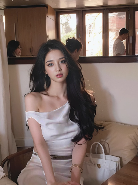 Sexy satin off-shoulder skirt with irregular waist and elegant hip-hugging style  ED0138