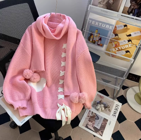 Christmas outfit loose lazy style sweater ED0146