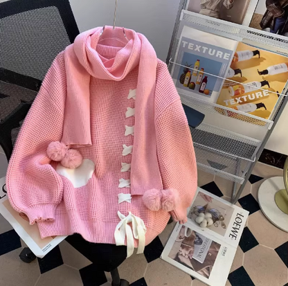 Christmas outfit loose lazy style sweater ED0146