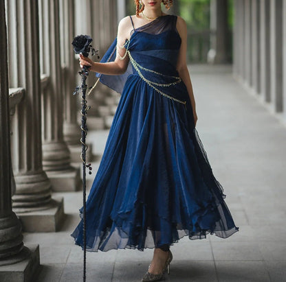 Affordable Prom Dresses Under $180||Lovely Pink 🩷Chiffon  Prom Dress Princess Pearls Spaghetti Straps Evening Dresses ED01517