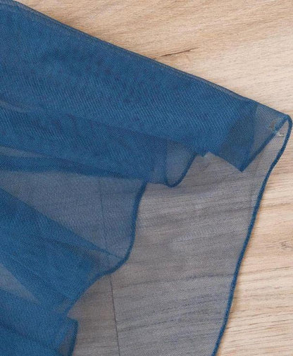 Teal Spaghetti Strap Chiffon Beaded Appliqué Long Prom Dress Evening Dress ED01656