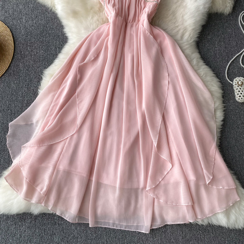 Pink A-line Fashion Dress ED0166