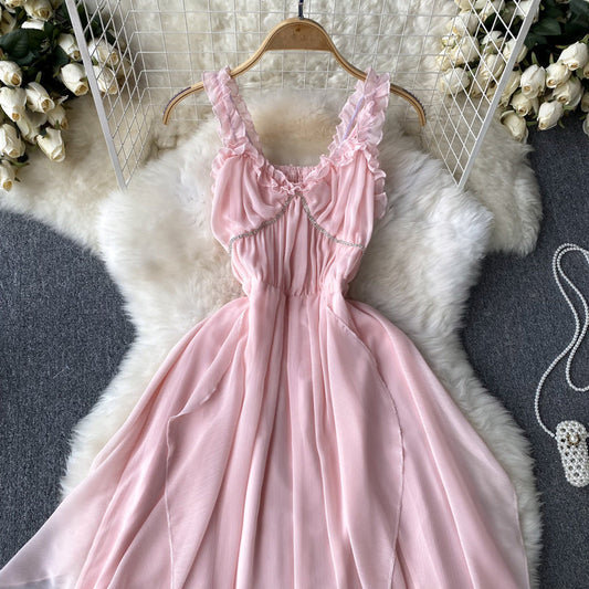 Pink A-line Fashion Dress ED0166