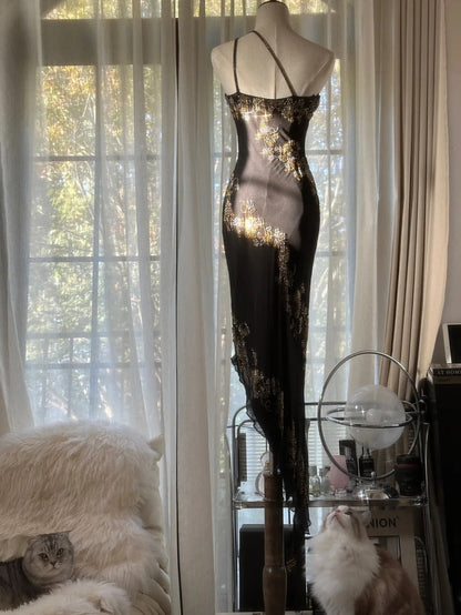 Fairytale Light Green Simple Bodycon Party Dresses Elegant One Shoulder Chiffon Applique Beaded Prom Dress ED01685