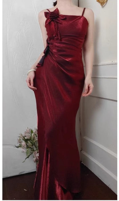 ❤️90s Retro Chiffon Ruffles Prom Dress 💃Charming  Evening Dress for Quinceanera&Graduation ED01709