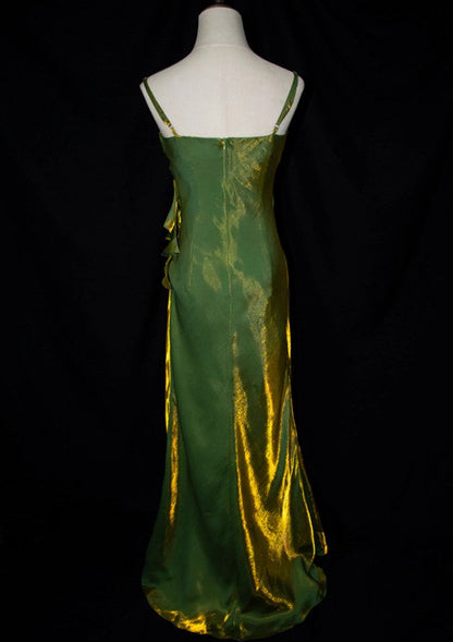 ❤️90s Retro Chiffon Ruffles Prom Dress 💃Charming  Evening Dress for Quinceanera&Graduation ED01709