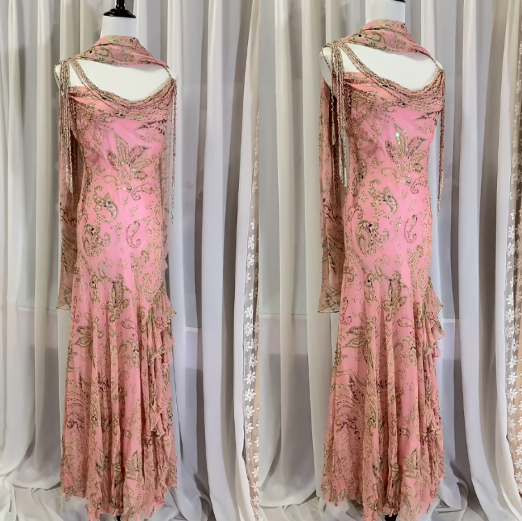 💕 Fairytale Pink Spaghetti Straps Mermaid Evening Gowns Vintage Elegant Beaded Silk Long Prom Dress Wedding Guest Outfits ED01724