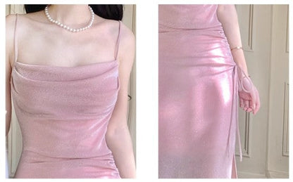 Beautiful Spaghetti Strap Bodycon Dress Sleeveless Prom Dress Quinceañera Prom Dress ED01757