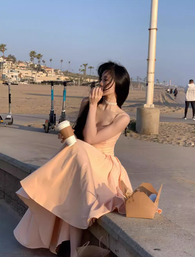 A-line French suspender ballet dress ED0202