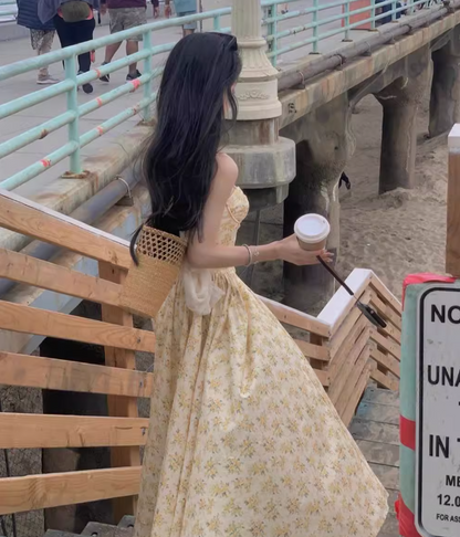 A-line French suspender ballet dress ED0202