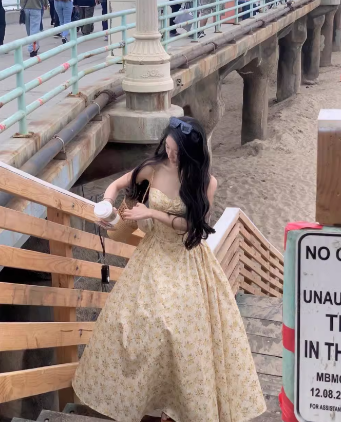 A-line French suspender ballet dress ED0202