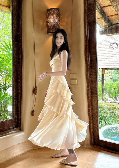 Spaghetti Strap Chiffon A-Line Short Prom Dresses Sweet Homecoming Dress ED02214