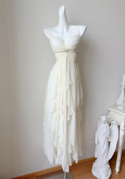 Fairytale Spaghetti Straps Chiffon A-Line Short Prom Dresses Birthday Party Dress ED02220