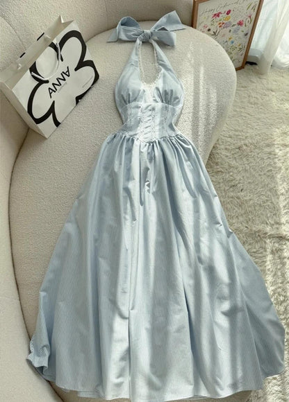 Nice Halter Neck A-Line Prom Dresses Simple Birthday Dress ED02315