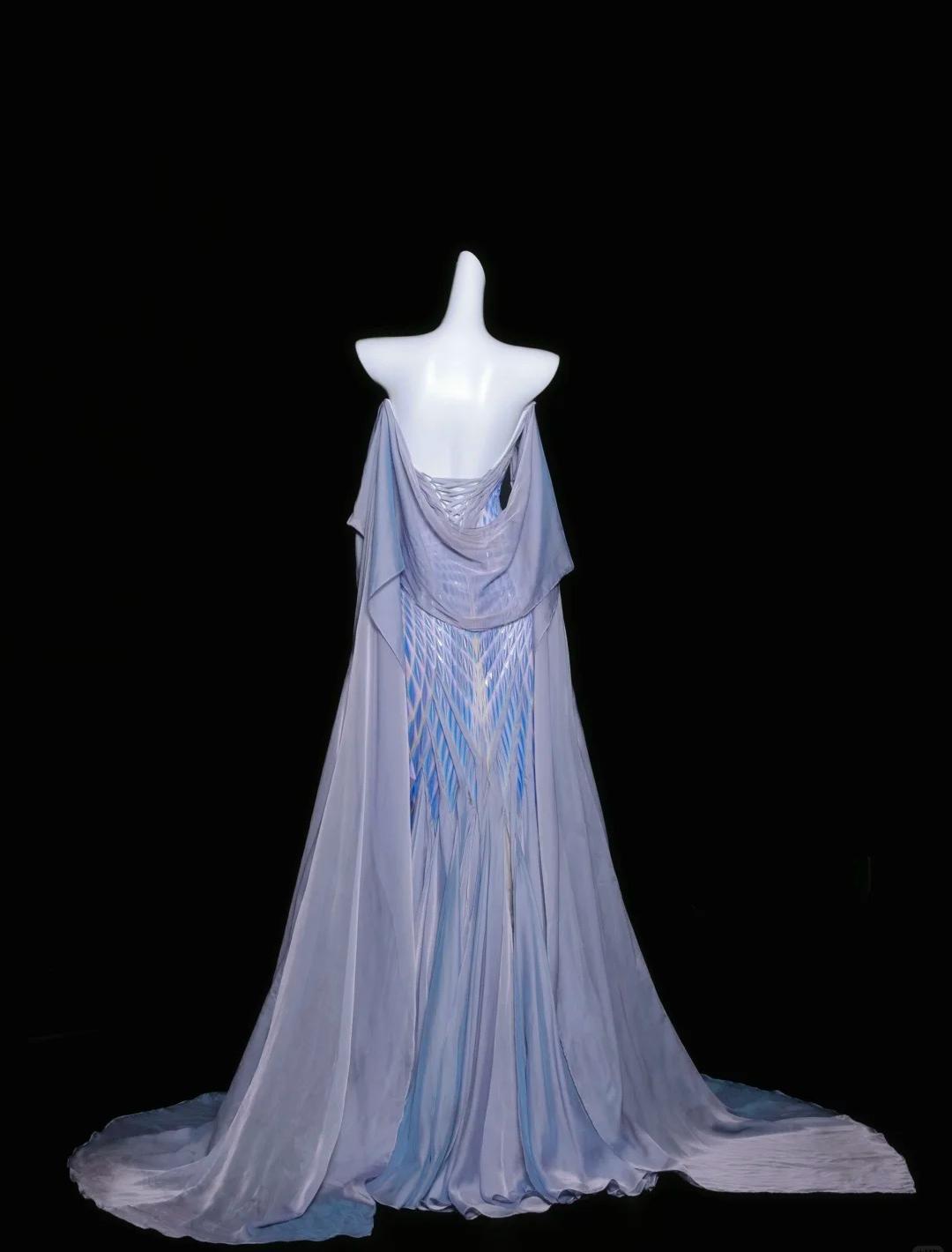 Elegant Gray Purple Sweetheart Mermaid Satin Mask Prom Dresses Formal Evening Gowns ED02456