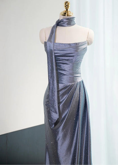 Elegant Strapless Sheath Satin Prom Dresses Formal Evening Gowns  ED02544