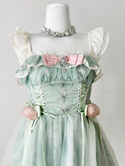 Cute Square A-Line Tulle Lace Short Prom Dress Homecoming Dress ED02577