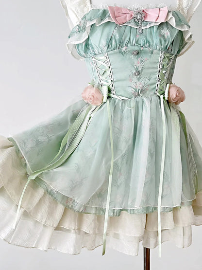 Cute Square A-Line Tulle Lace Short Prom Dress Homecoming Dress ED02577