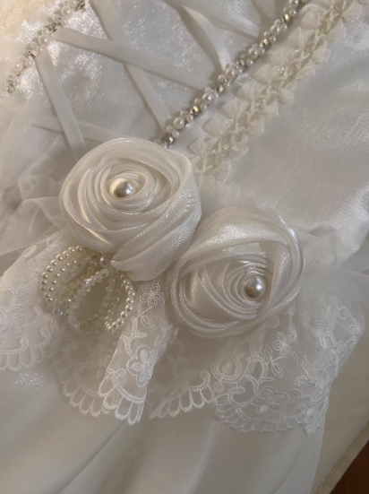 Sweet White Spaghetti Straps A-Line Tulle Lace Short Prom Dresses Homecoming Dresses with Beading ED02743