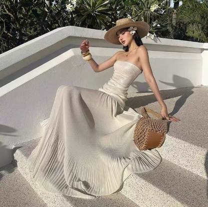 Gorgeous White Strapless Sheath Birthday Dress ED02752