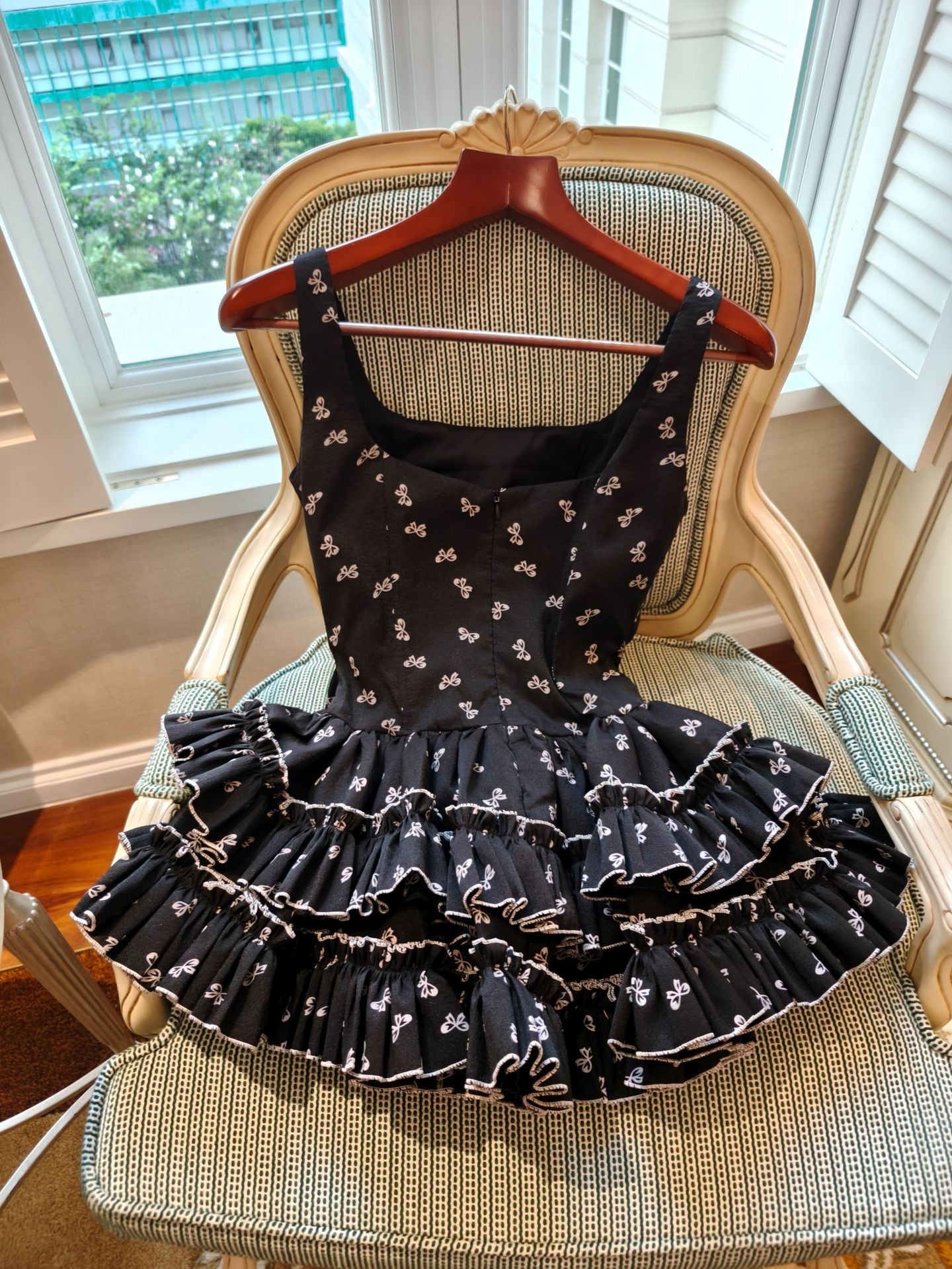 Elegant Black Square Neck A-Line Satin Short Prom Dresses Cocktail Party Dress ED02956