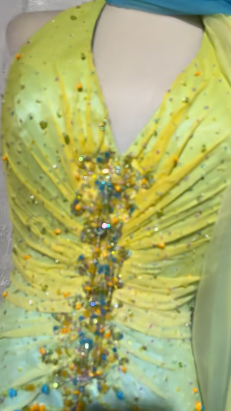 Gorgeous Middle Eastern Style Halter Mermaid Tulle Beading Long Prom Dresses Vintage Evening Gowns ED03030