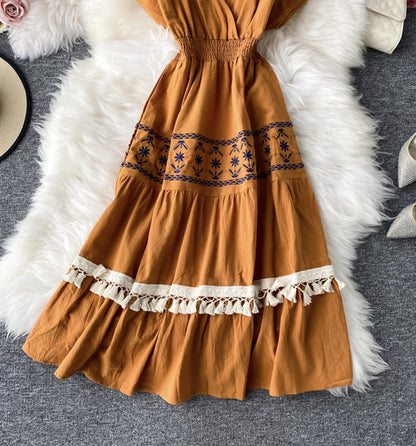 Cute V Neck Short Dress Fashion Dress ED0332