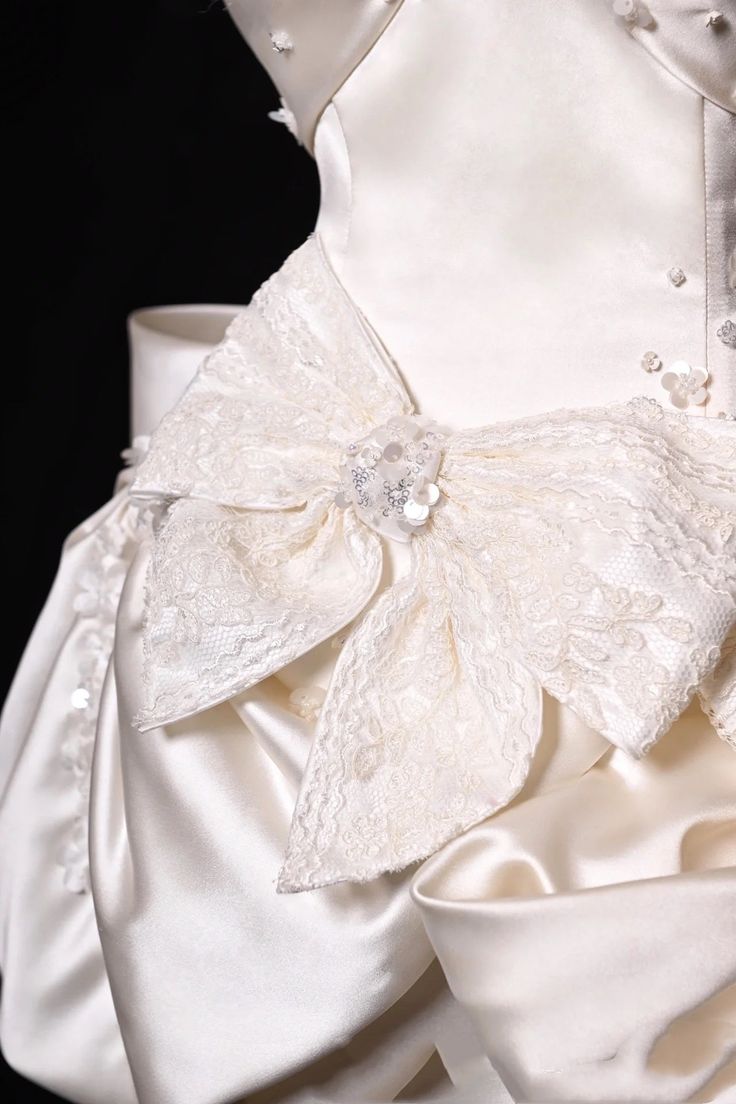 Glamour White Strapless A-Line Satin Bow Short Homecoming Dress Birthday Dress ED03478