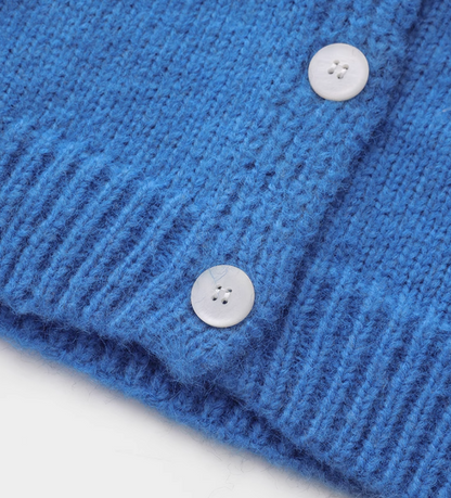 Gentle round neck loose cardigan  ED0408